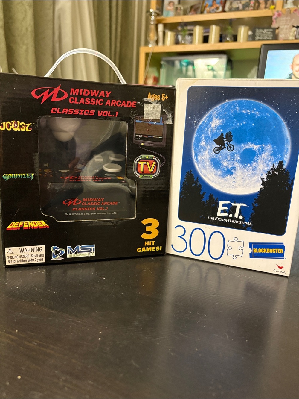 Midway Classic Arcade Classics Vol.1 Mini Arcade Machine and ET 🧩 PUZZLE